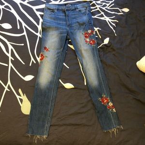 High rise express jeans
